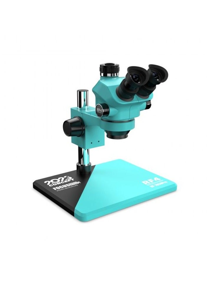 مجهر ستيريو ثلاثي العدسات بتقنية التكبير المتزامن RF-7050 Pro Max